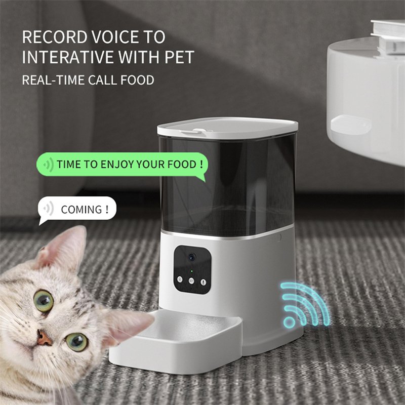 Smart Pet Feeder - Large Capacity, App Control, WiFi Connectivity