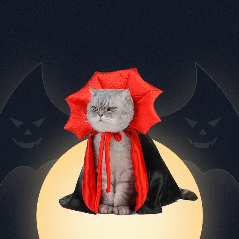 Vampire King Halloween Costume - Perfect for Dogs and Cats