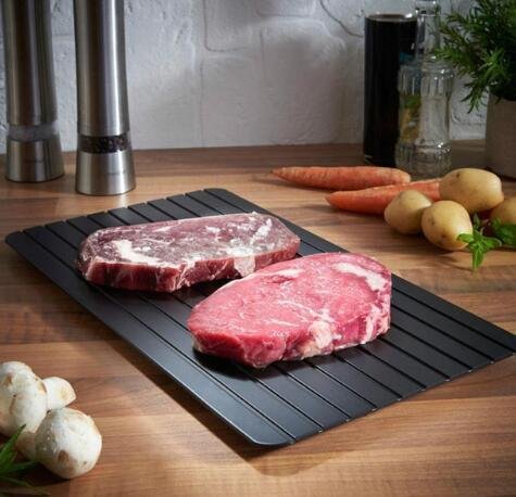 Quick Defrosting Tray - Natural, Fast Thawing for Frozen Food