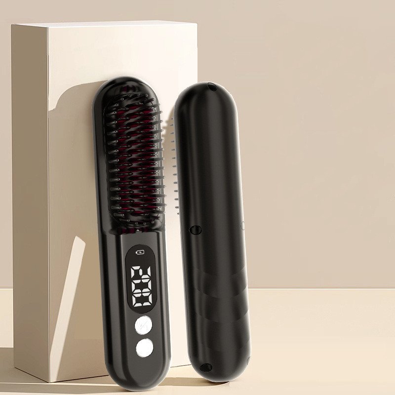 Wireless Portable Hair Straightening Comb