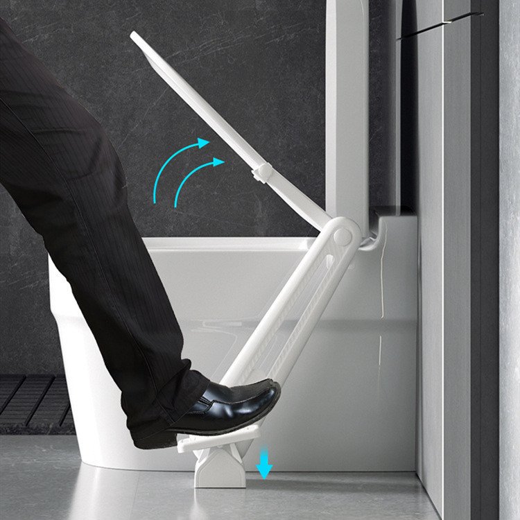 Foot Pedal Toilet Seat Lifter for Hygienic Handling