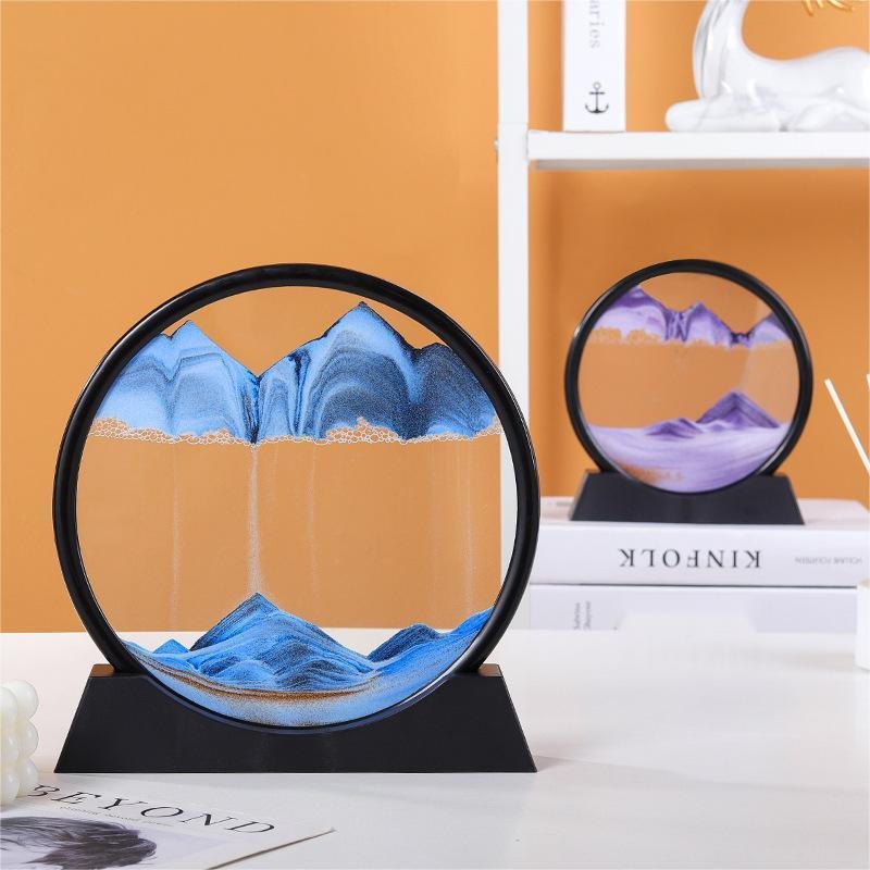 Hourglass 3D Quicksand Painting Decoration