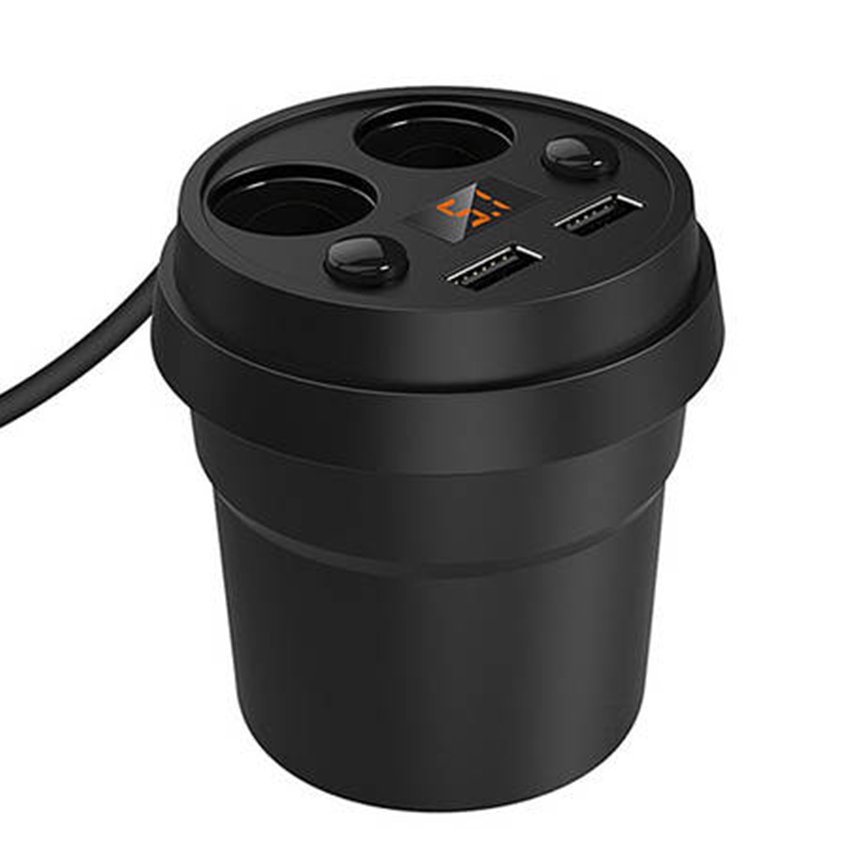 Dual USB Car Mobile Phone Charger Cup ChargeCup