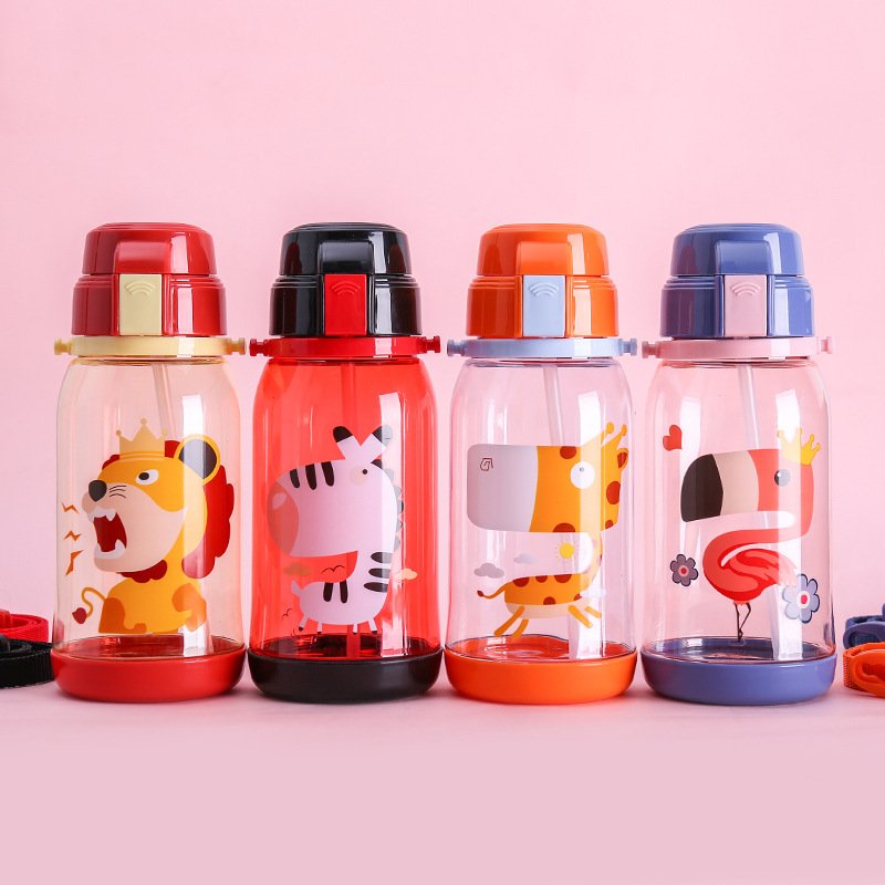 BPA-Free Kids' Water Bottle 750ml - Animal Prints