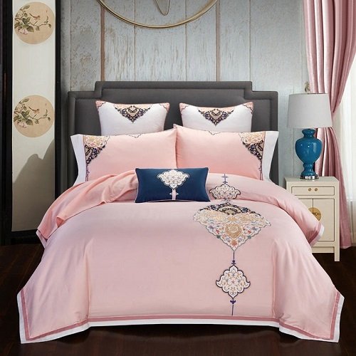 Luxury Floral Bedding Set - 4-Piece, Long-Staple Cotton