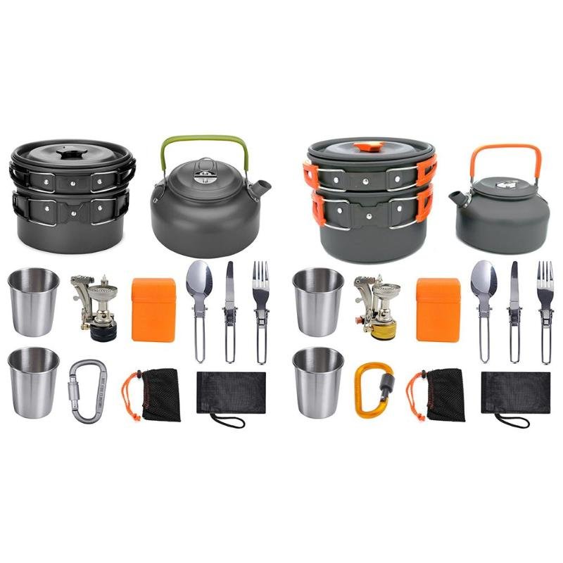 Portable Camping Cookware Set - Perfect for Outdoor Adventures