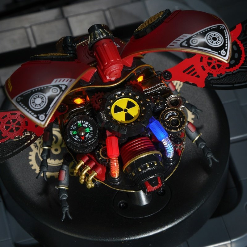 Robotime ROKR Cyberpunk Beetle - A Steampunk Mechanical Puzzle