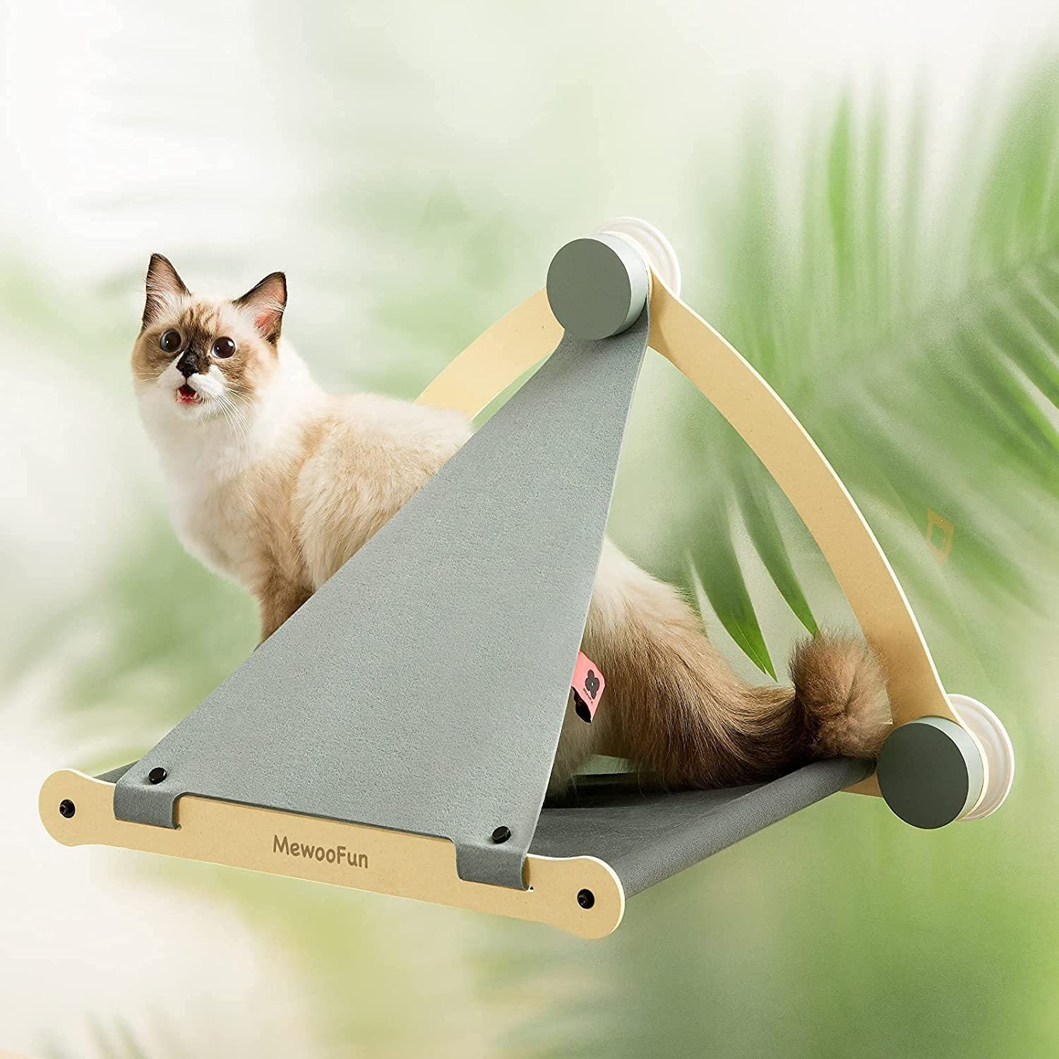 Robotime MEWOOFUN Cat Window Hammock - The Purrfect Sunbathing Spot