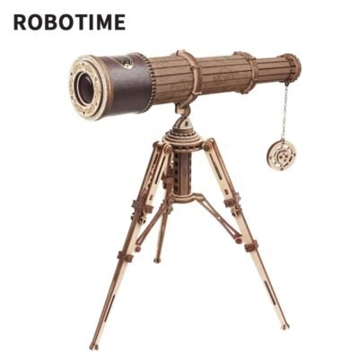 Robotime ROKR 3D Wooden Puzzle Monocular Telescope - Build Your Own DIY Telescope