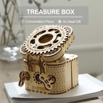 Robotime ROKR Treasure Box 3D Wooden Puzzle - Creative DIY Kit