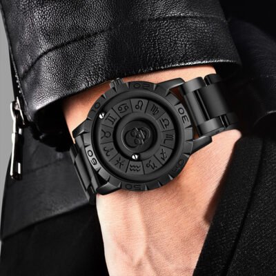 Men's Magnetic Levitation Quartz Watch - Floating Beads, 30m Waterproof