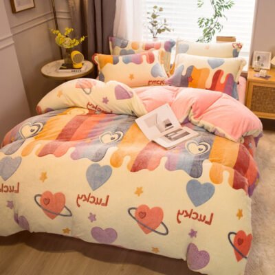 Cozy Double-Sided Kids Duvet Bedding Set